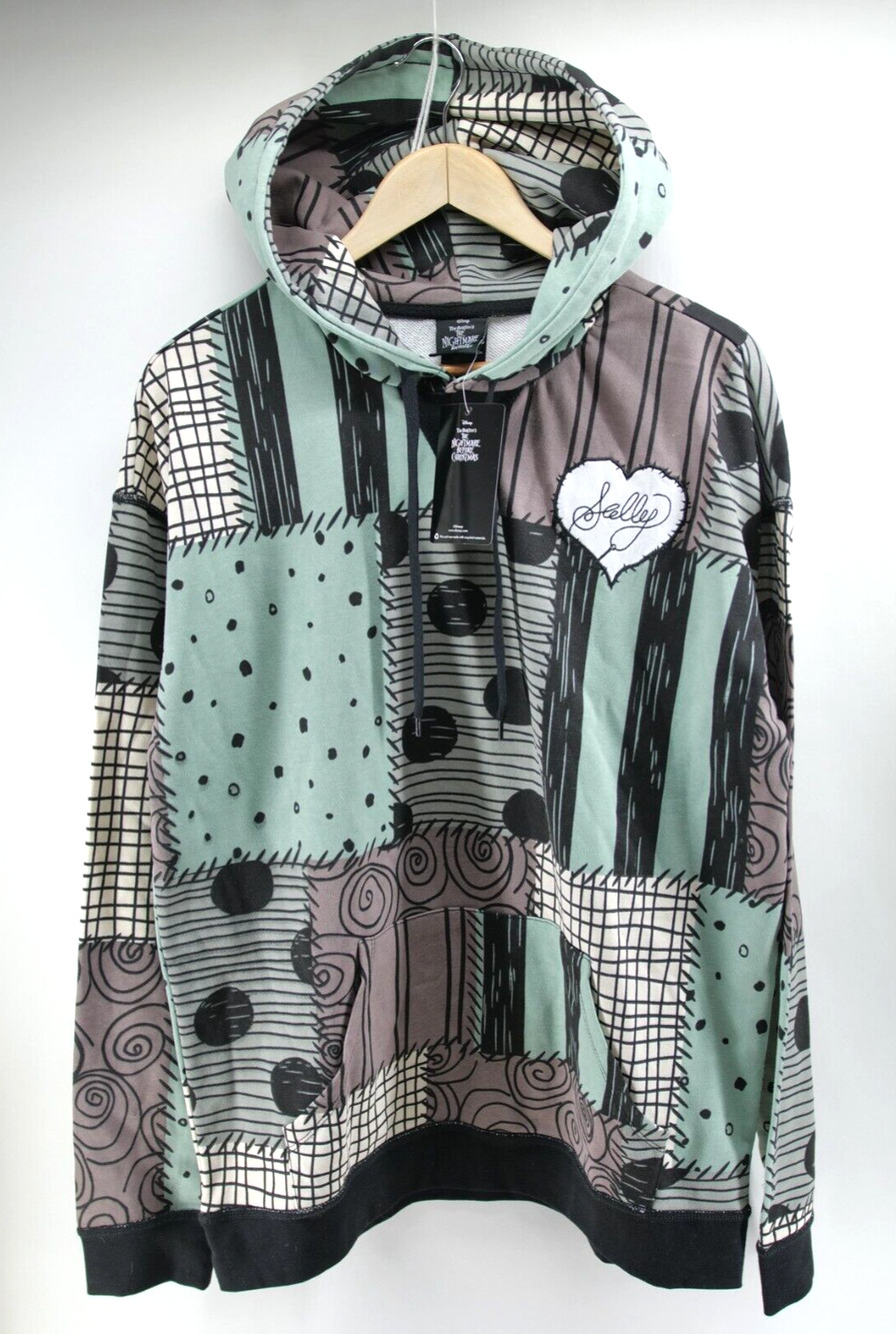 Disney's Nightmare Before Christmas Sally Patchwork Hoodie Large